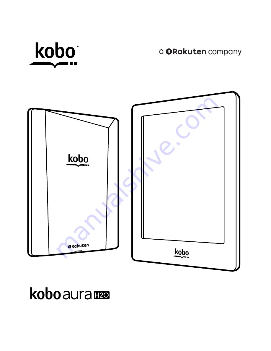 Kobo aura H2O User Manual Download Page 1