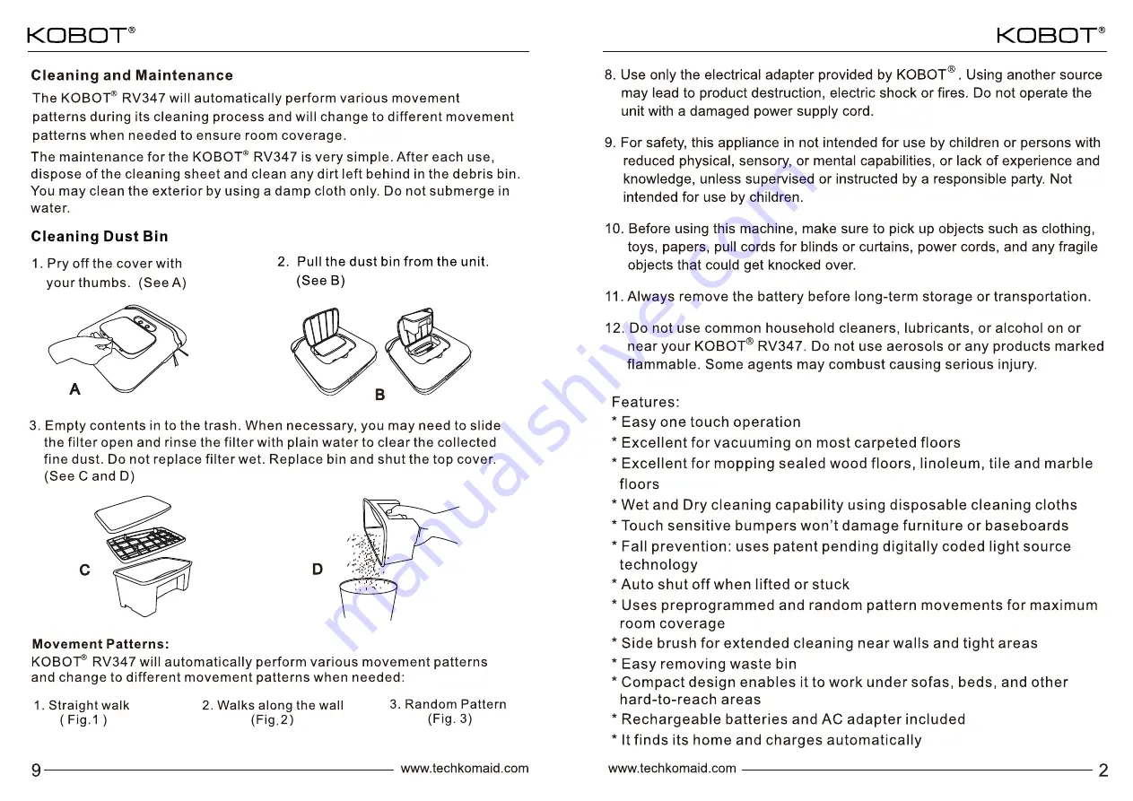 Kobot RV347 Скачать руководство пользователя страница 3