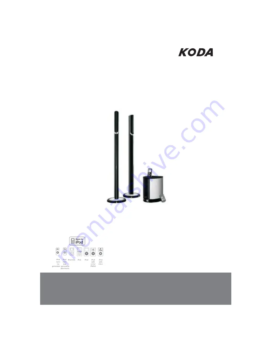 KODA iP800 Скачать руководство пользователя страница 1