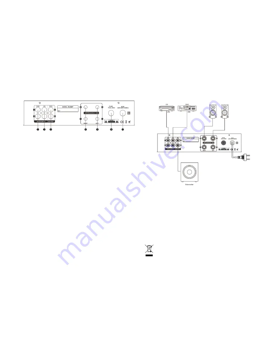 KODA KODA-TA10BT Instruction Manual Download Page 14