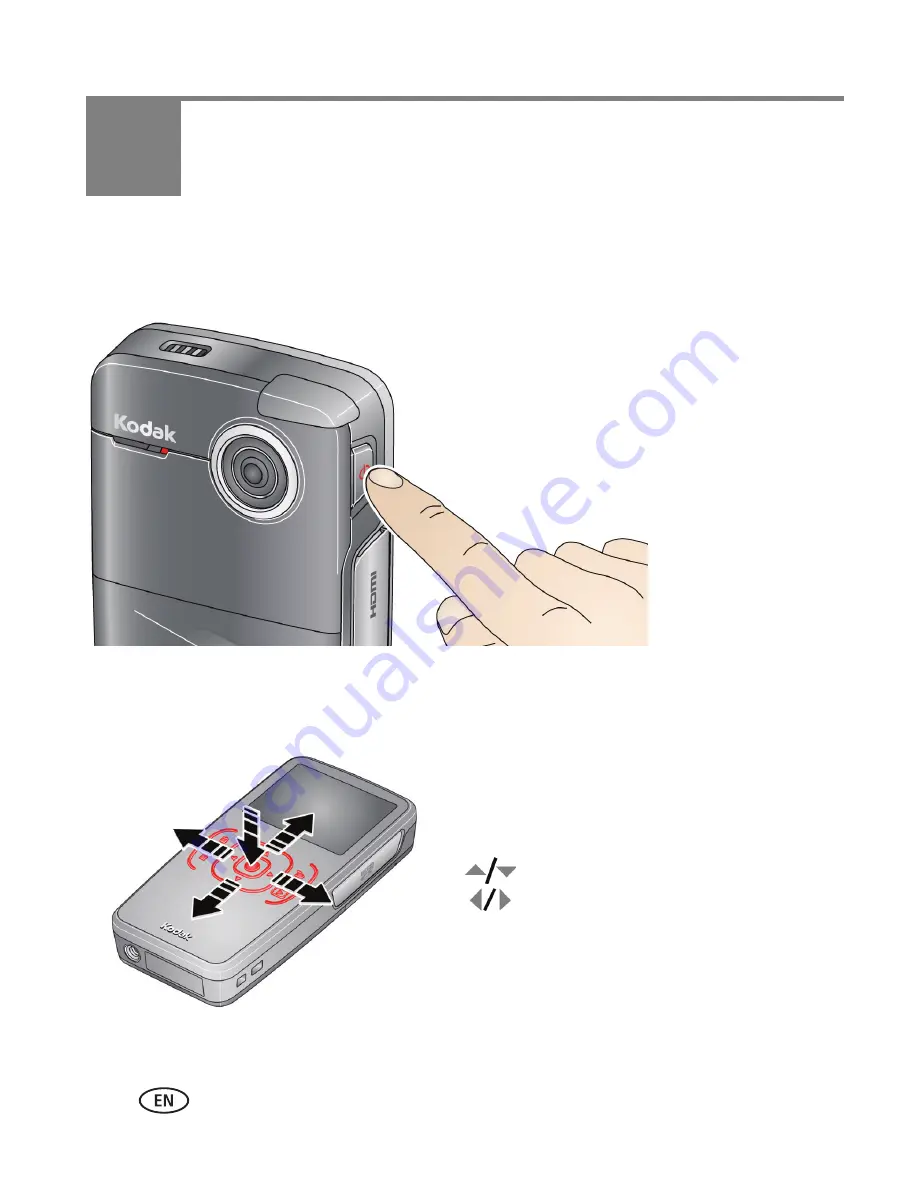 Kodak 145-160 - Zx1 Pocket Video Camera High Definition Camcorder Скачать руководство пользователя страница 10