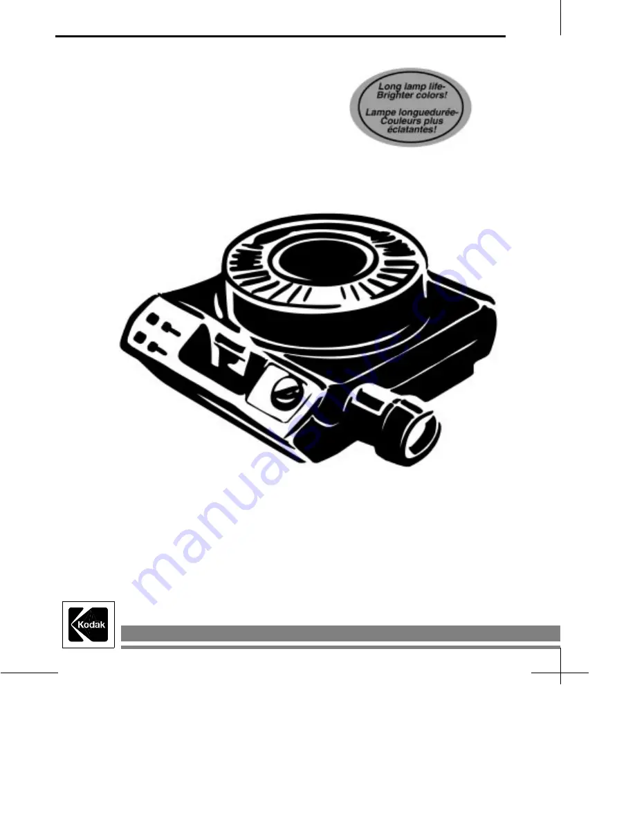 Kodak 5600 - BC5601 Carousel Projector Operating Manual Download Page 1