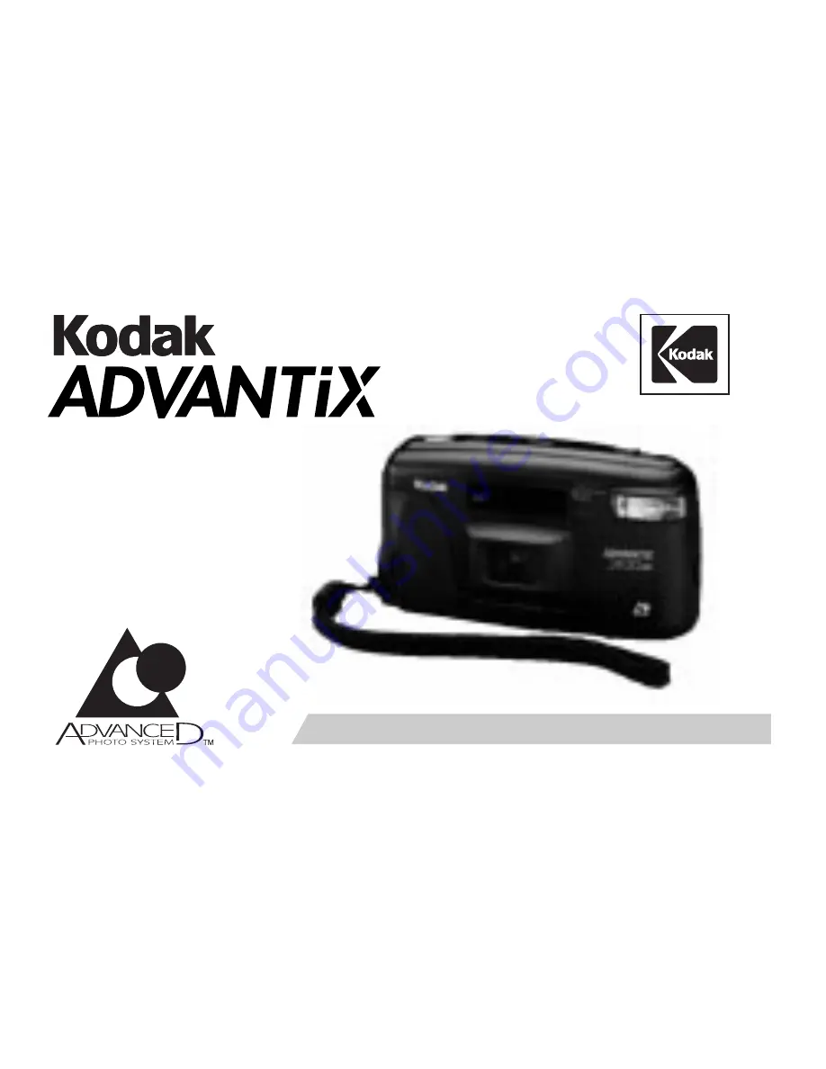 Kodak Advantix 3100AF Скачать руководство пользователя страница 1