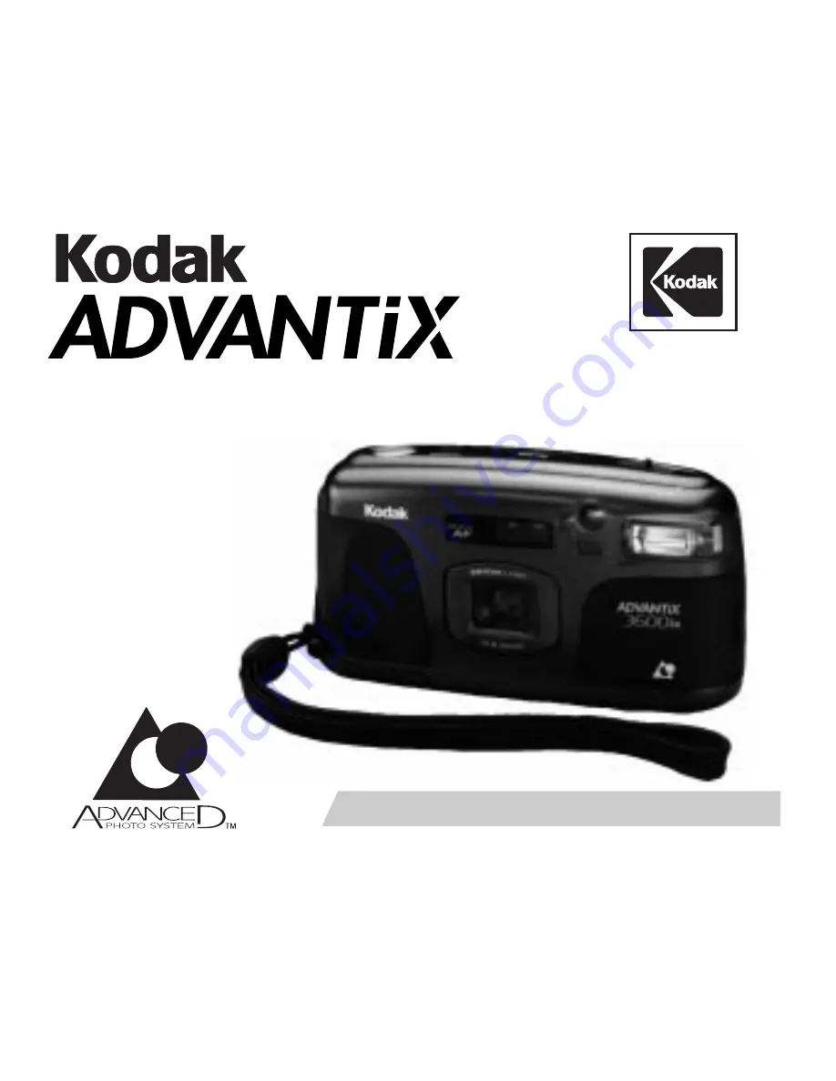 Kodak Advantix 3600 ix Скачать руководство пользователя страница 1