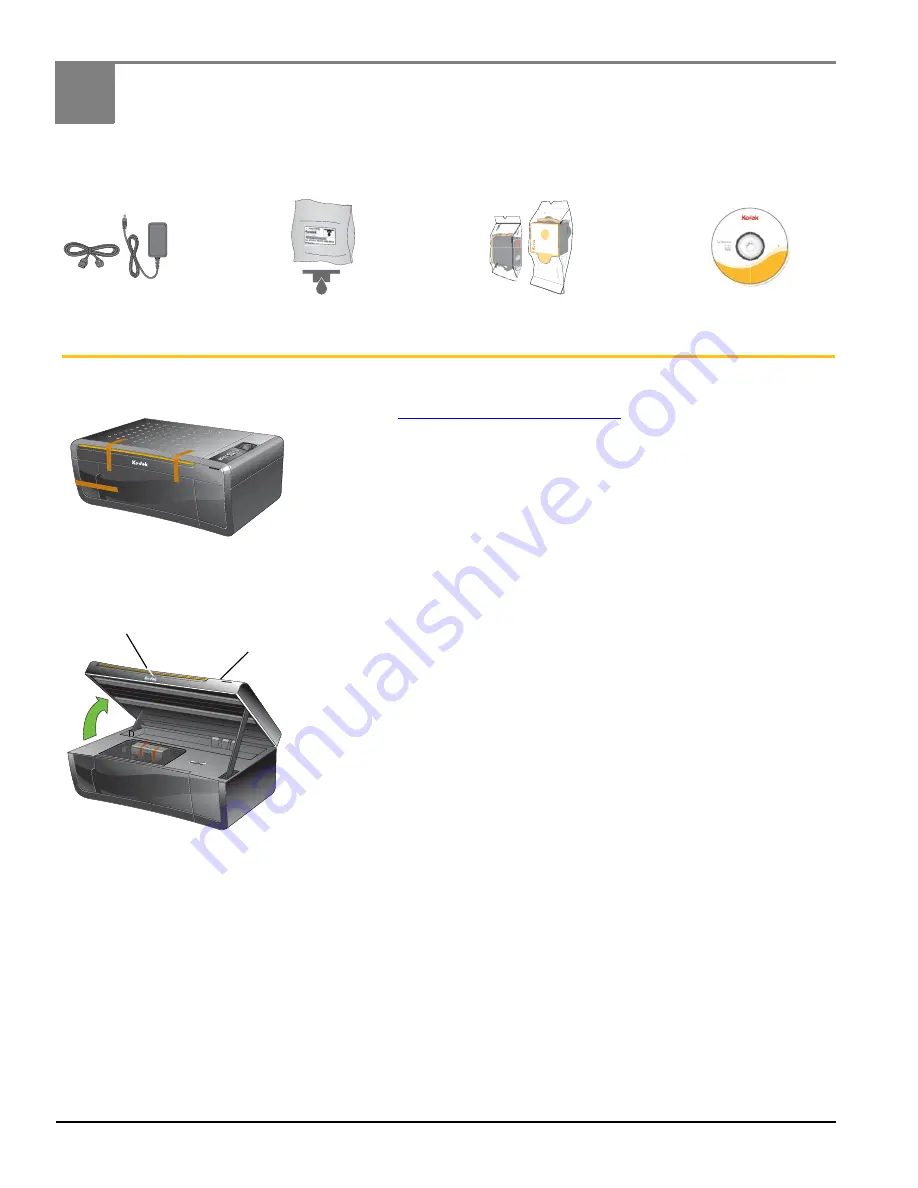 Kodak Camera Dock - For CX/DX4000 And DX3000 Series Start Here Manual Download Page 2