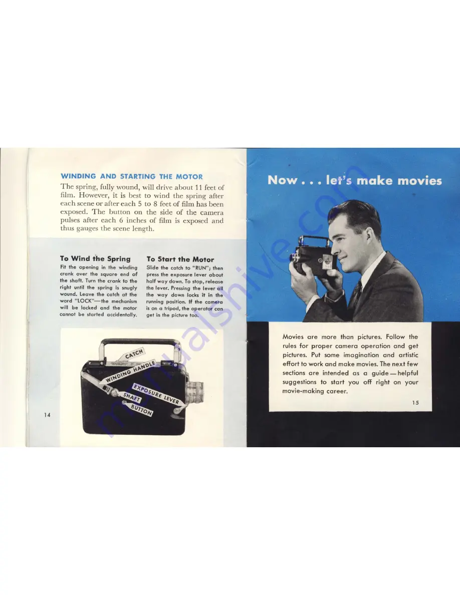 Kodak Cine- Magazine 16 Operating Instructions Manual Download Page 9