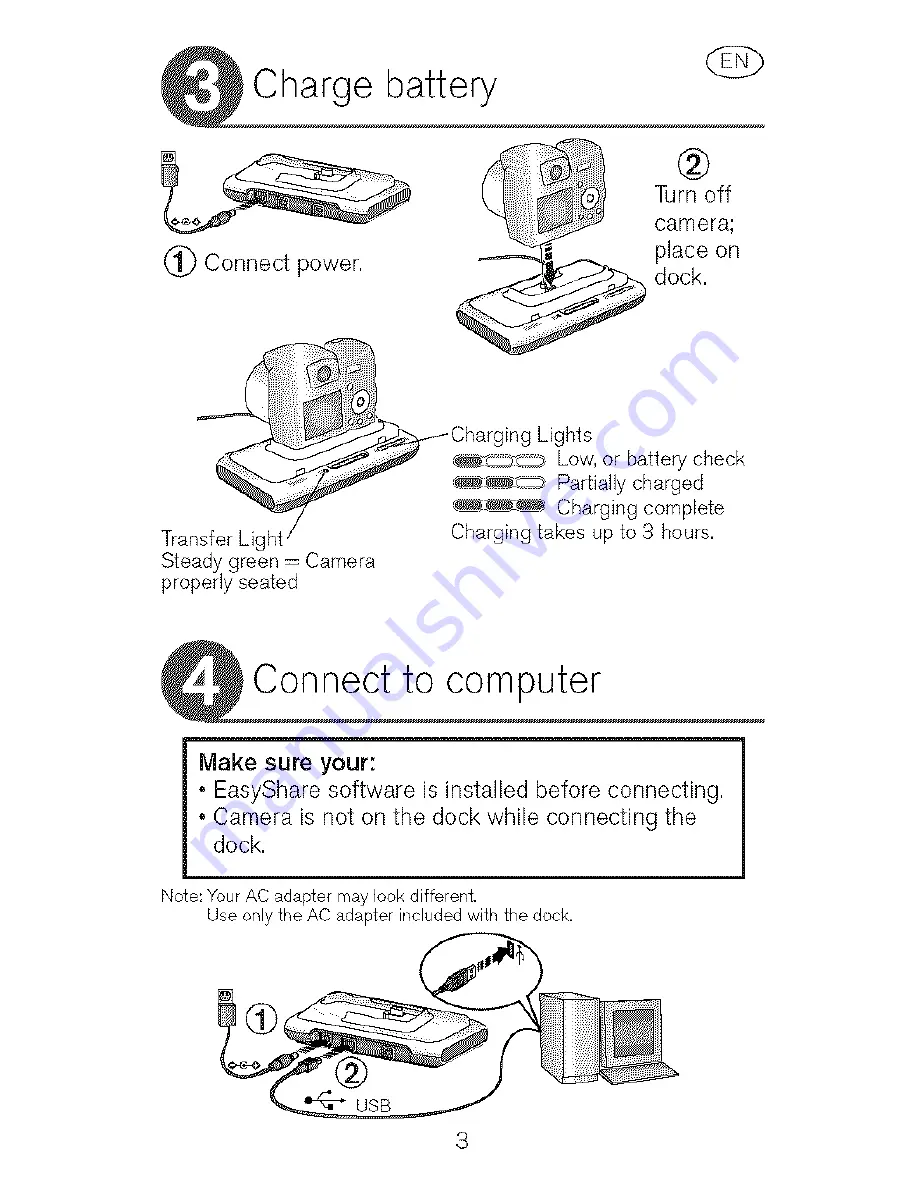 Kodak EasyShare 3 Series User's guide Скачать руководство пользователя страница 3