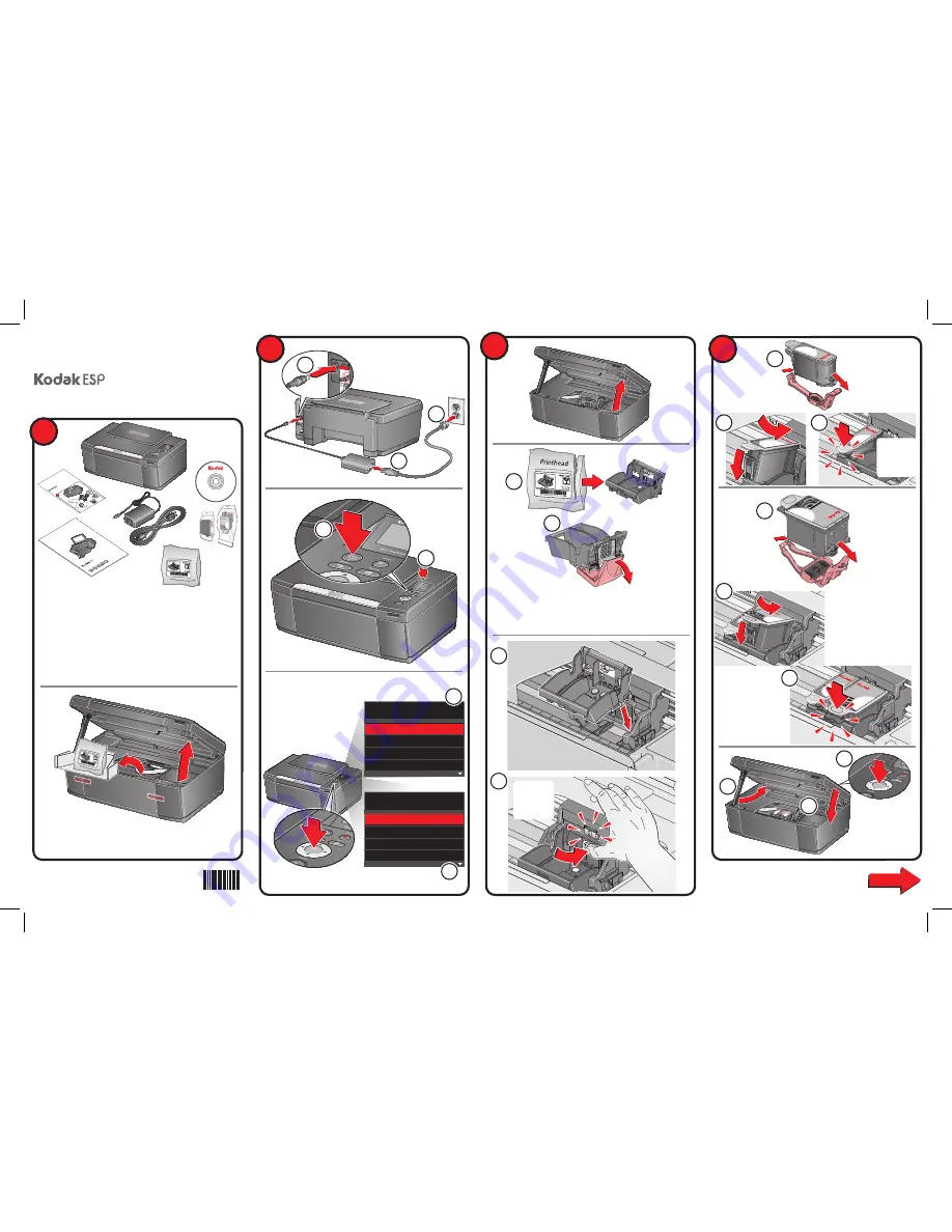 Kodak ESP C110 Quick Manual Download Page 1