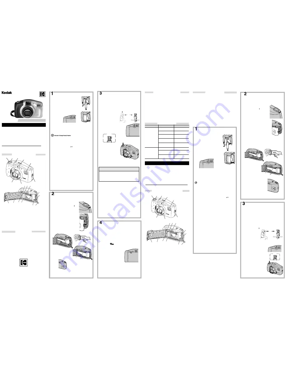 Kodak KB Zoom Film Camera Lens Скачать руководство пользователя страница 1