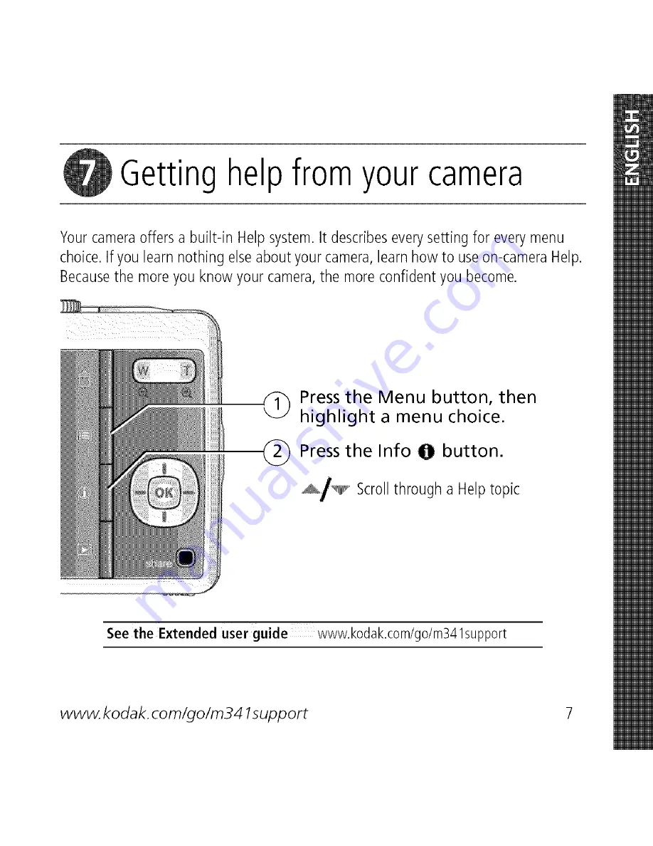 Kodak M341 - EASYSHARE Digital Camera User Manual Download Page 8