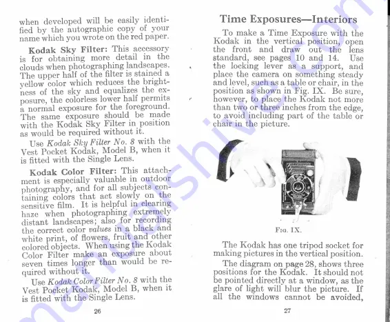 Kodak vest pocket B Скачать руководство пользователя страница 17