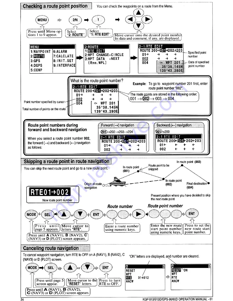 Koden GPS-90 Operation Manual Download Page 27