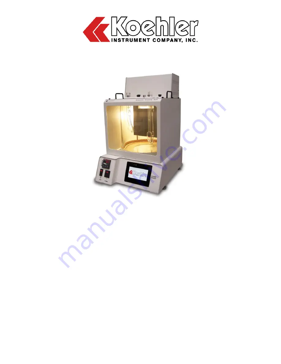 Koehler HKV4000 Operation And Instruction Manual Download Page 1