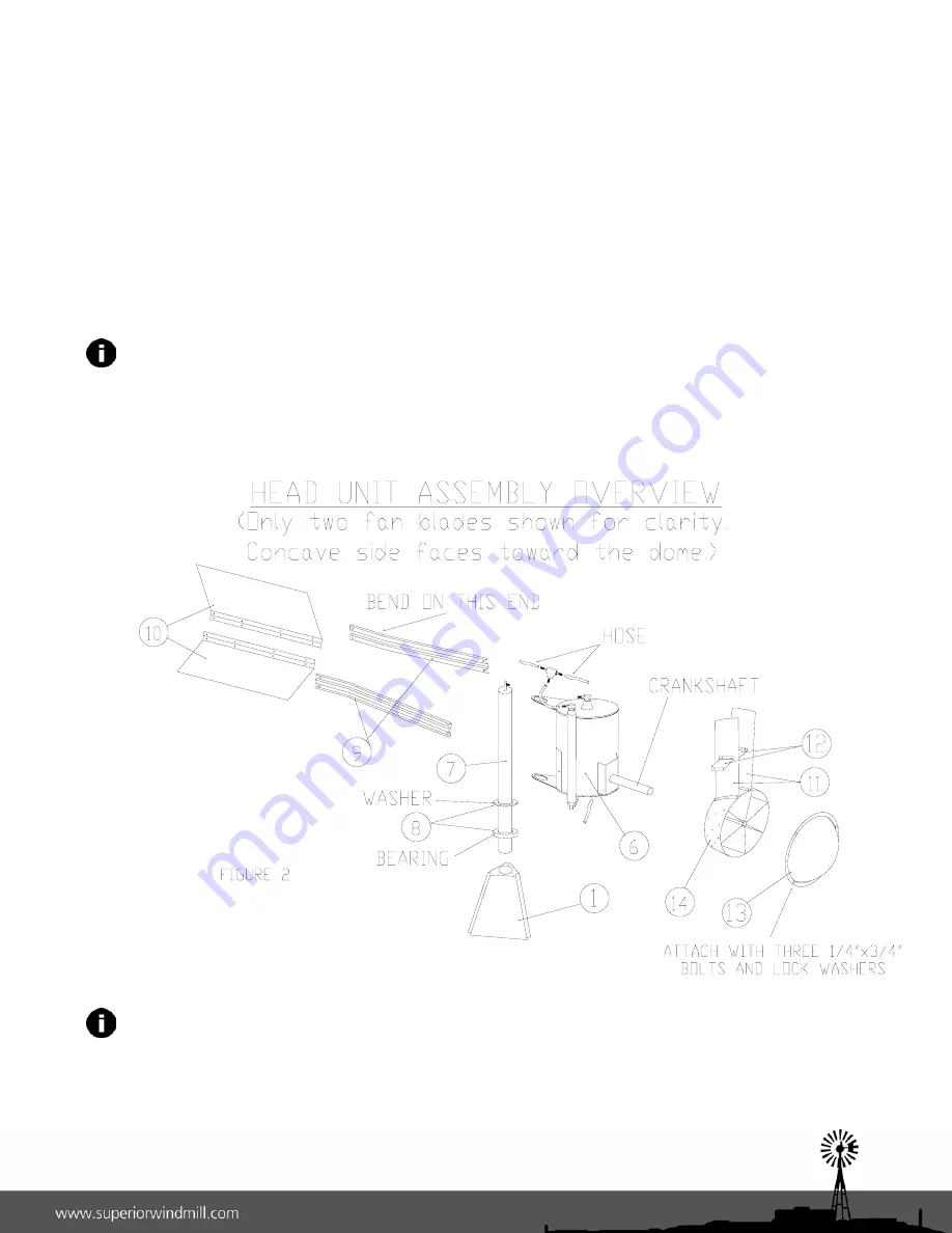 Koenders Superior Windmill Assembly Manual Download Page 7