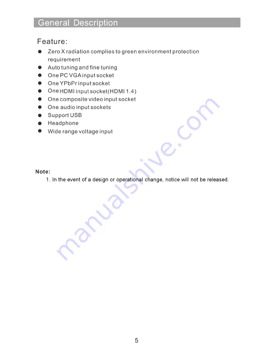 Kogan KALED19XXXZB User Manual Download Page 6