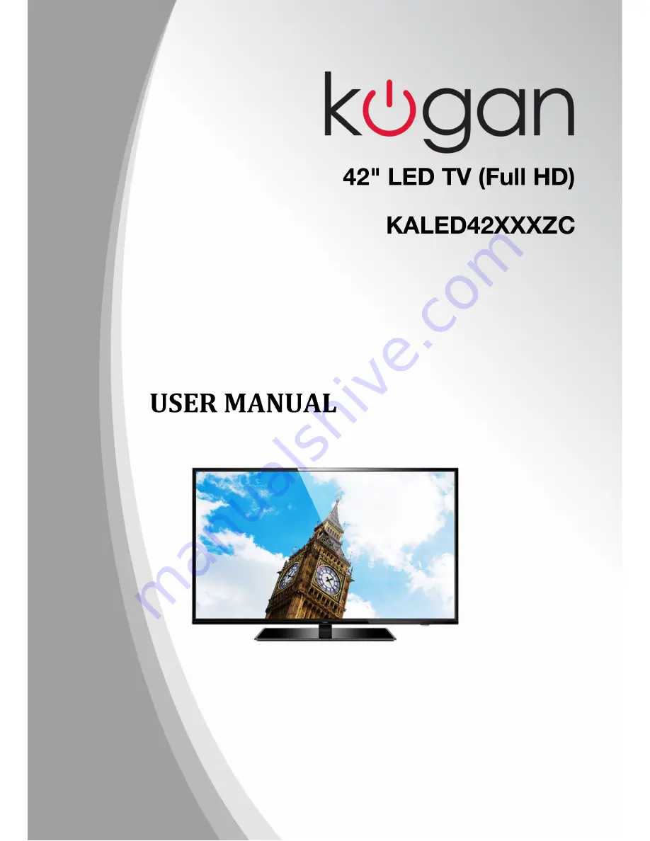 Kogan Kaled42XXXZC User Manual Download Page 1