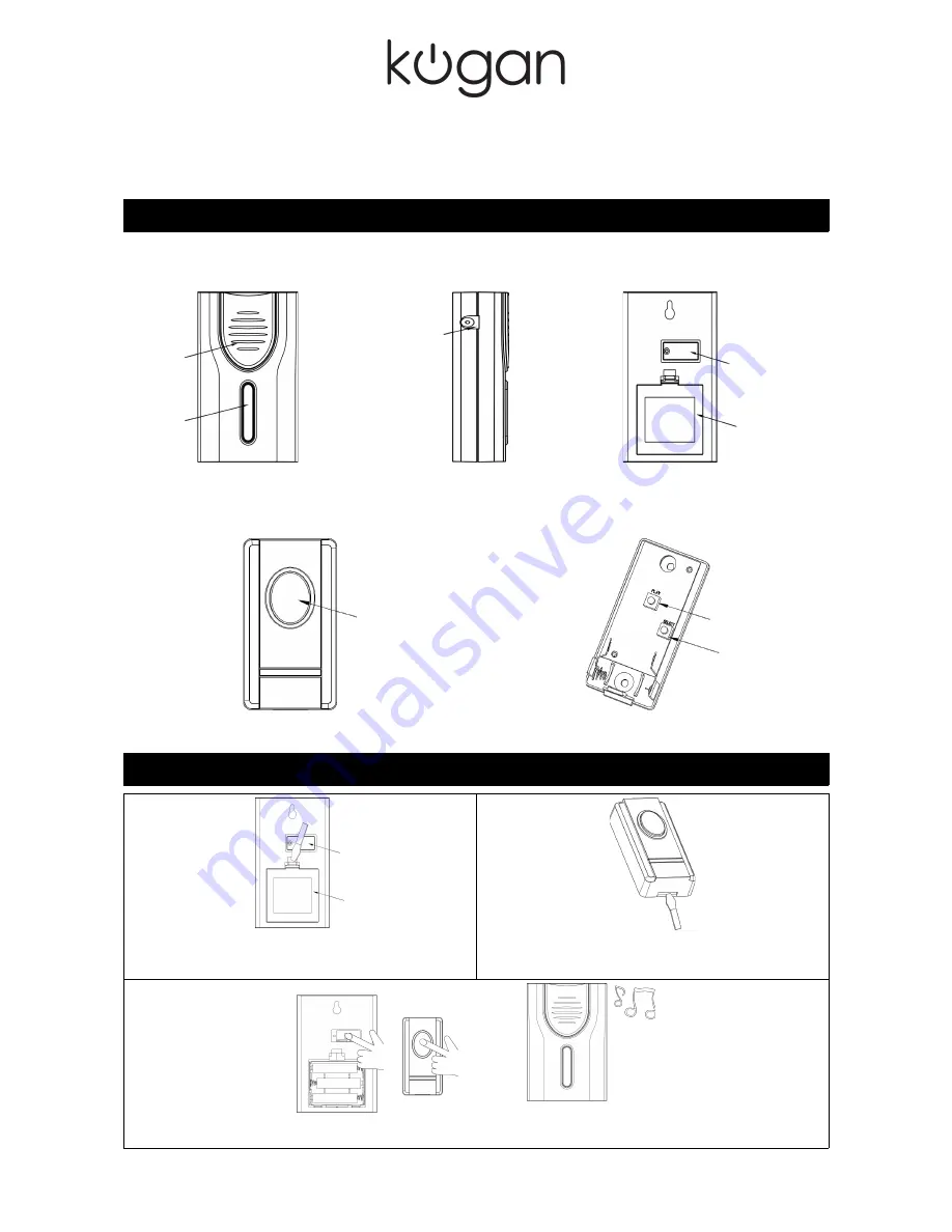 Kogan KAWLSDBELLC Quick Start Manual Download Page 1