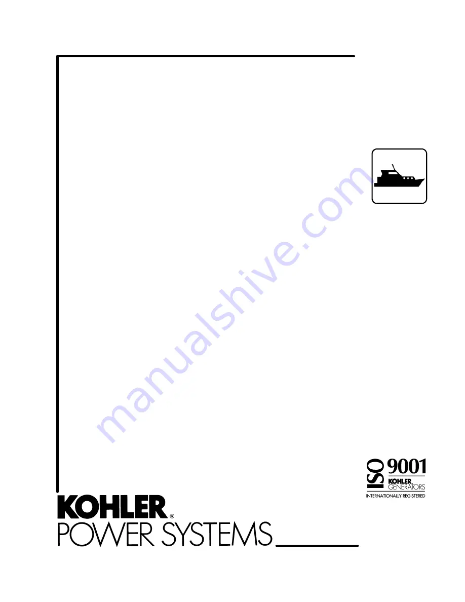 Kohler 11.5EFOZ Service Manual Download Page 1