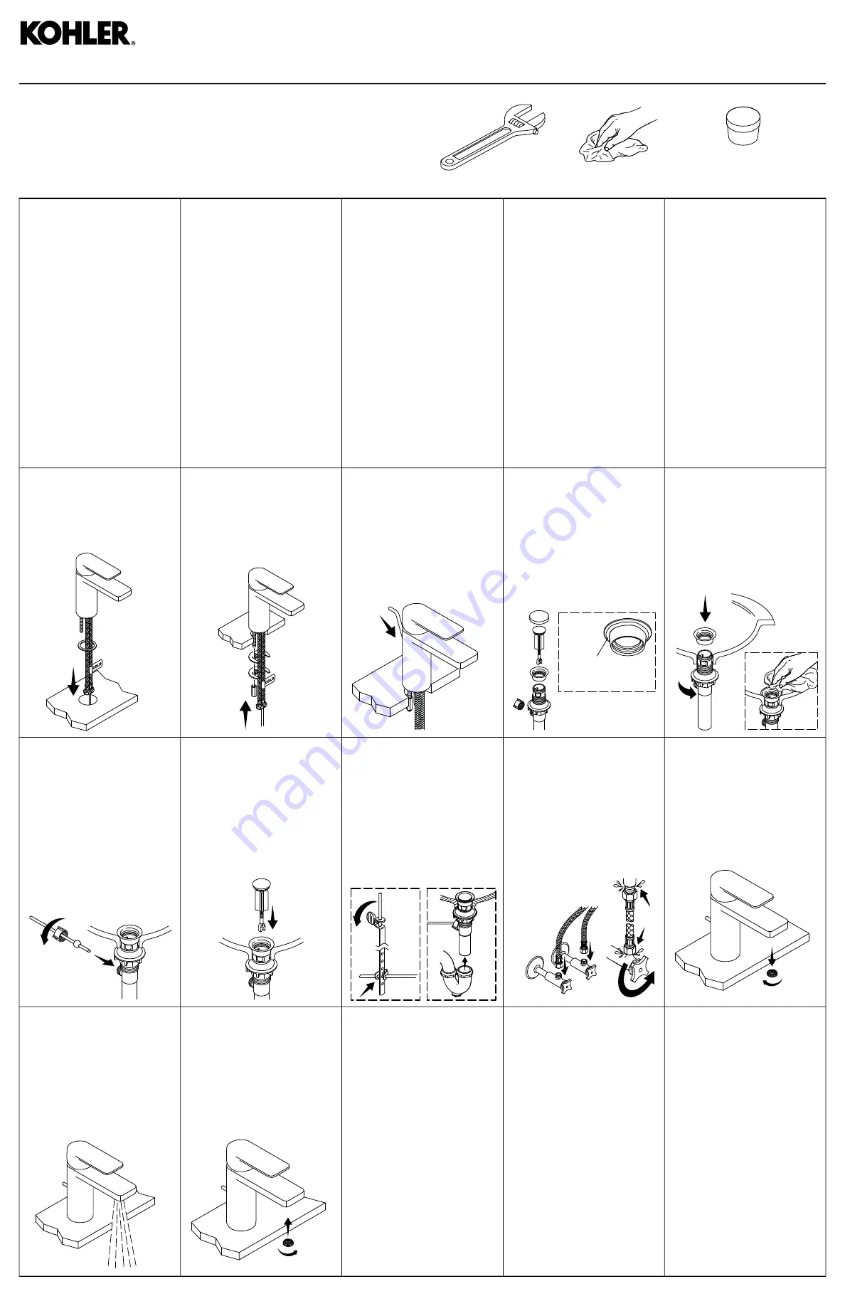 Kohler 23475-4-BL Скачать руководство пользователя страница 1