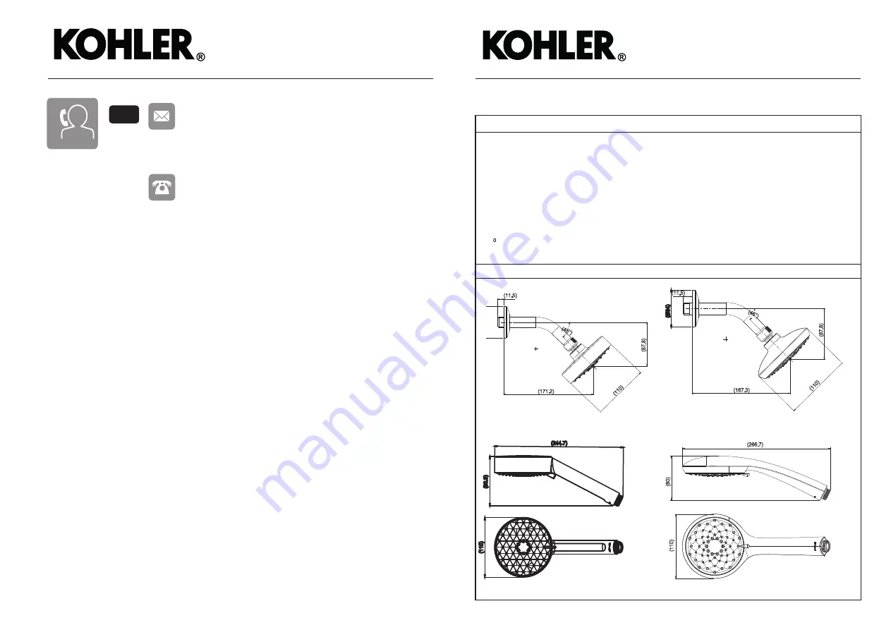 Kohler 72419IN Скачать руководство пользователя страница 1