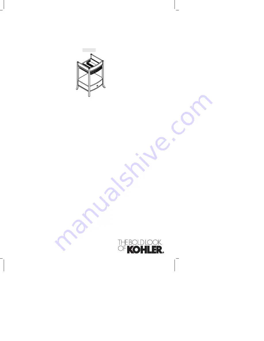 Kohler Archer K-2449 Installation Manual Download Page 1