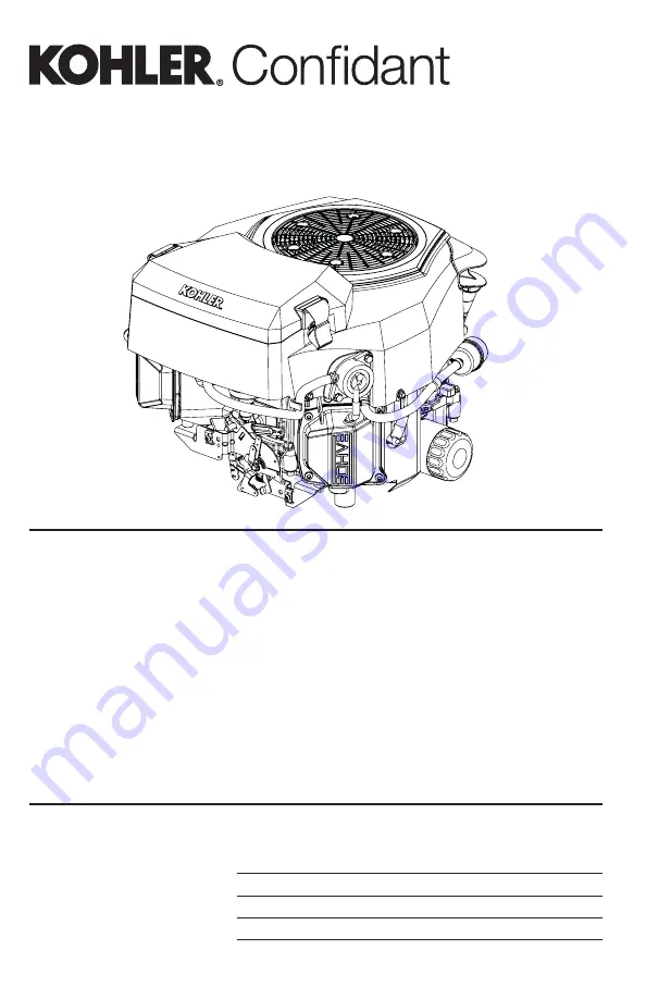 Kohler Confidant ZT710 Owner'S Manual Download Page 9