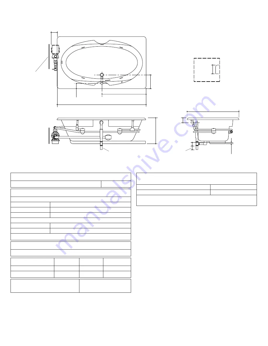 Kohler K-1131-HE Roughing-In Manual Download Page 2