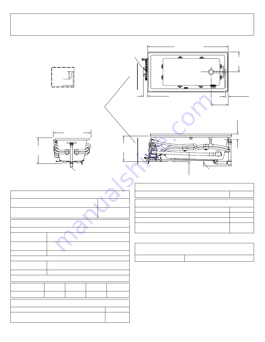 Kohler K-1167-LH2 Roughing-In Manual Download Page 3