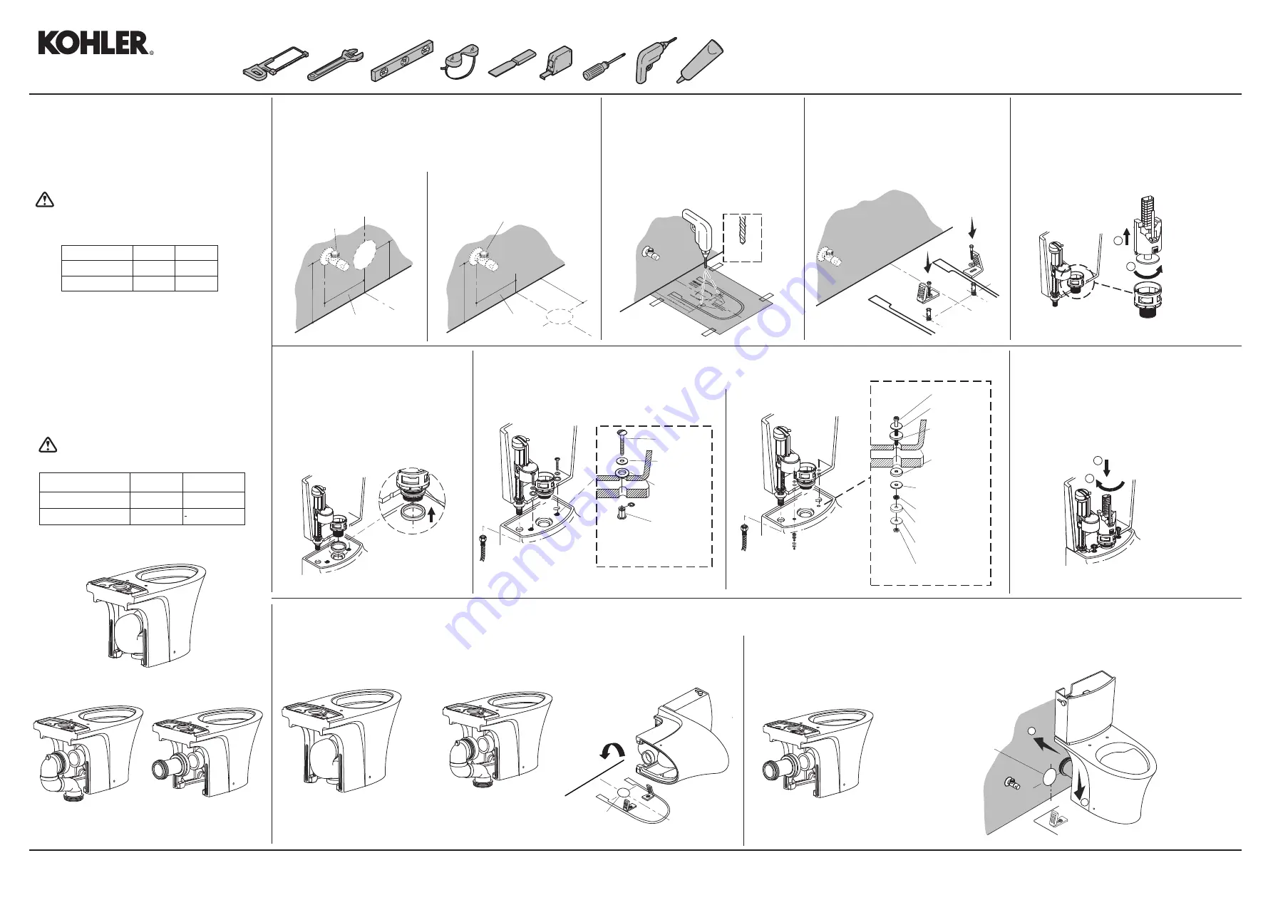 Kohler K-23628H-0 Скачать руководство пользователя страница 1