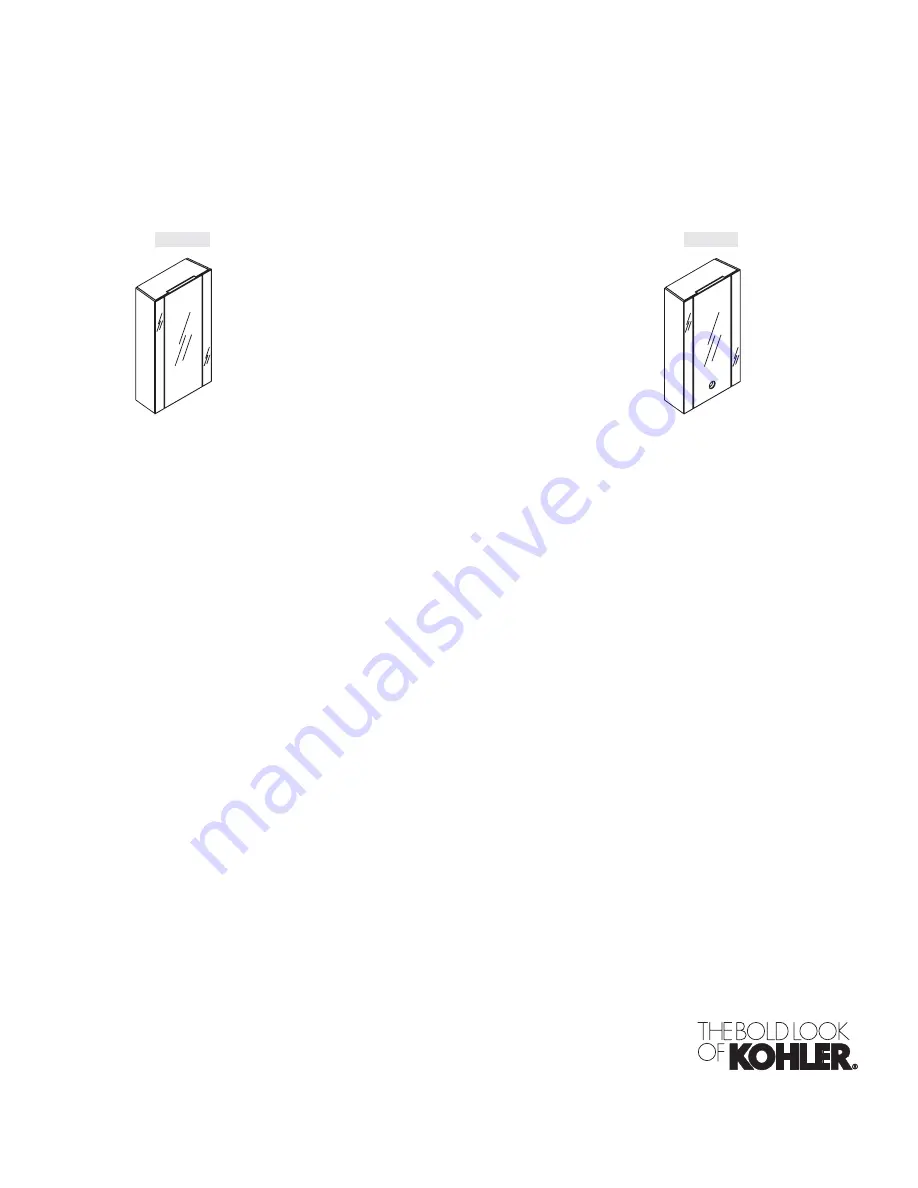 Kohler K-2431 Homeowner'S Manual Download Page 1