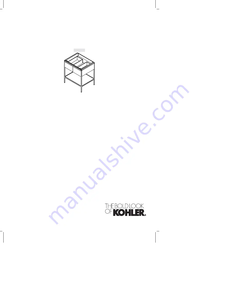 Kohler K-2527 Installation And Care Manual Download Page 1