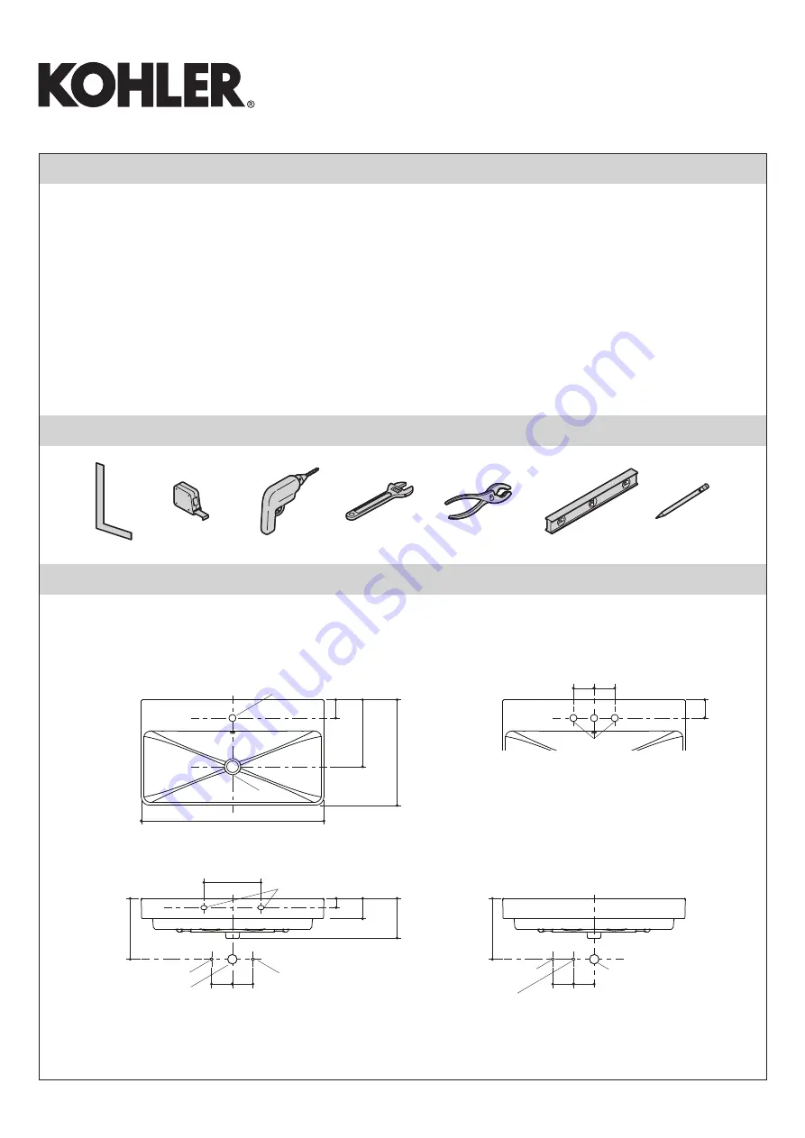 Kohler K-2749 Series Скачать руководство пользователя страница 1