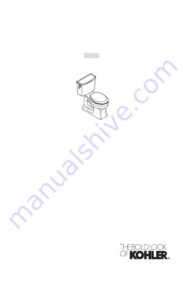 Kohler K-3749 Installation Manual Download Page 1