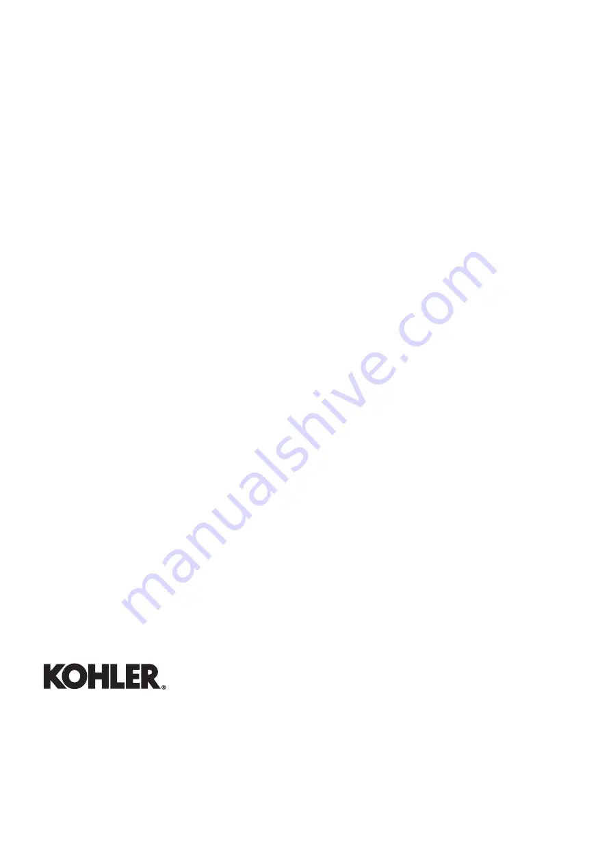 Kohler K-45600X Installation And Care Manual Download Page 28