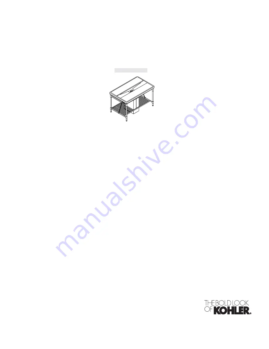 Kohler K-6138 Installation Manual Download Page 1