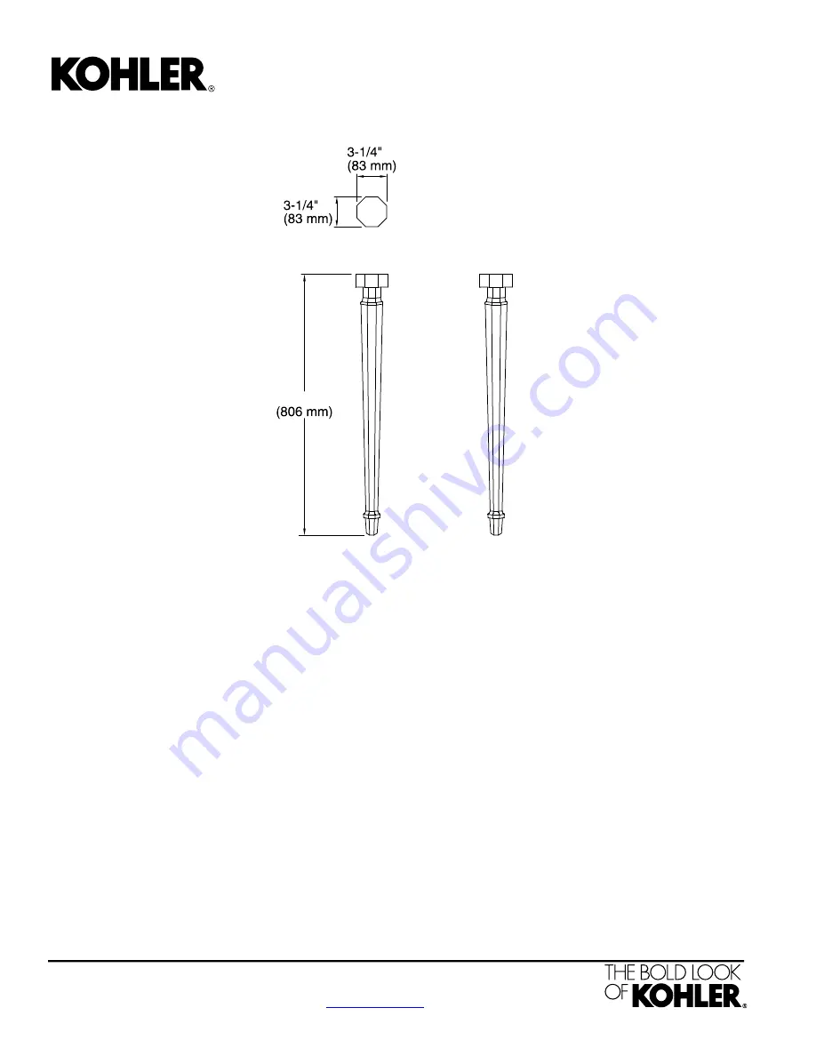 Kohler Kathryn K-2317-SN Скачать руководство пользователя страница 2