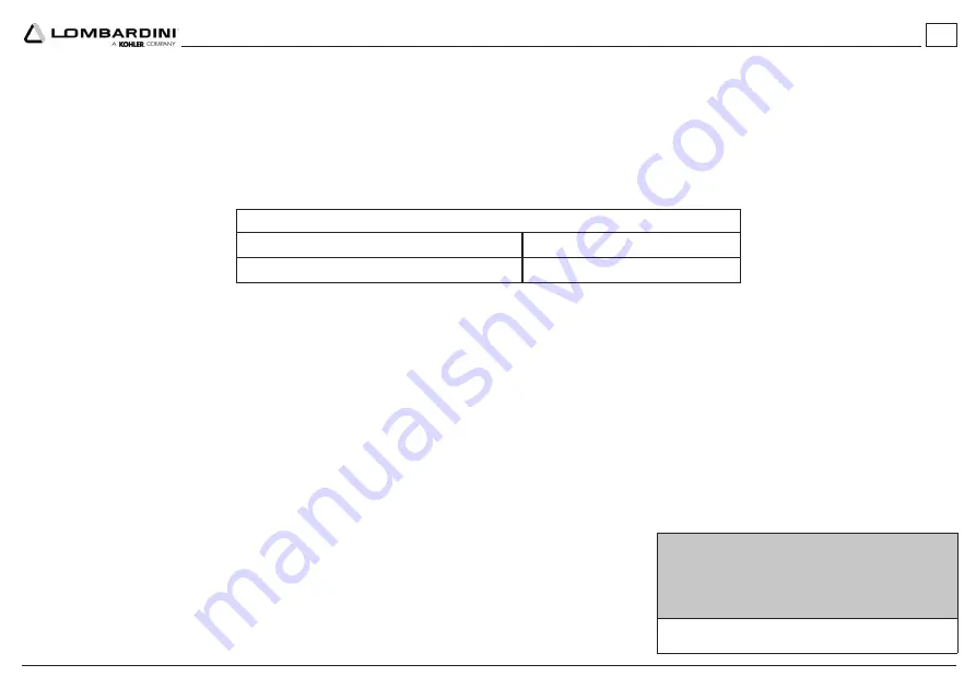 Kohler Lombardini 25 LD 330-2 Use & Maintenance Download Page 77