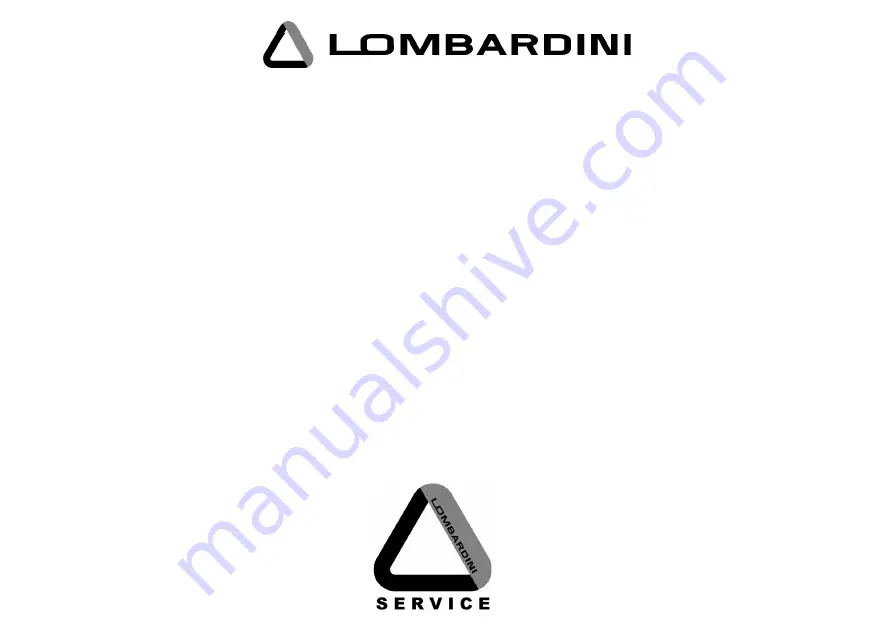 Kohler Lombardini LGW 523 MPI Use And Maintenance Download Page 16