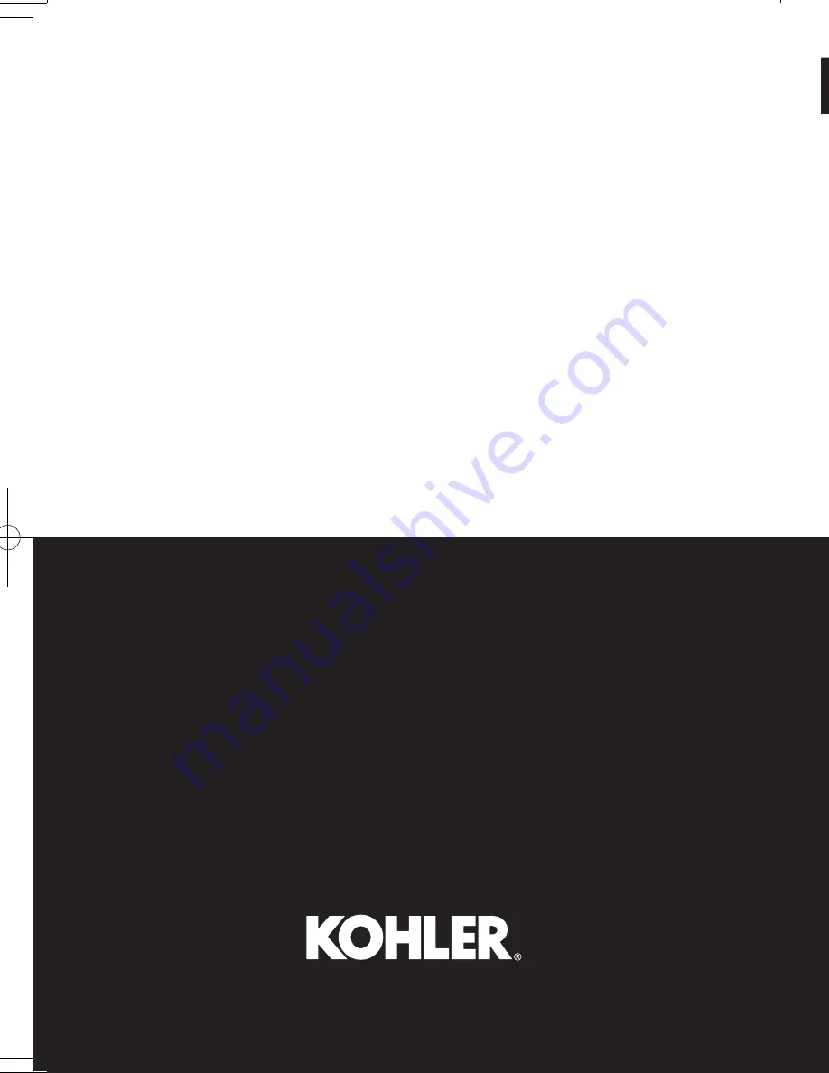 Kohler PRO 2.0 iS Owner'S Manual Download Page 52