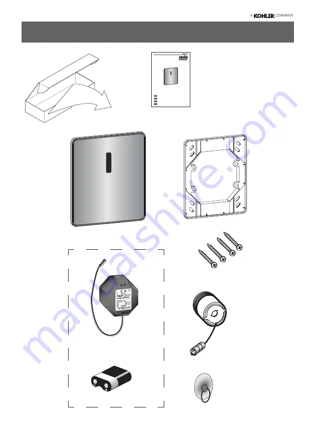 Kohler RADA FE9 2.1942.005 Product Manual Download Page 7