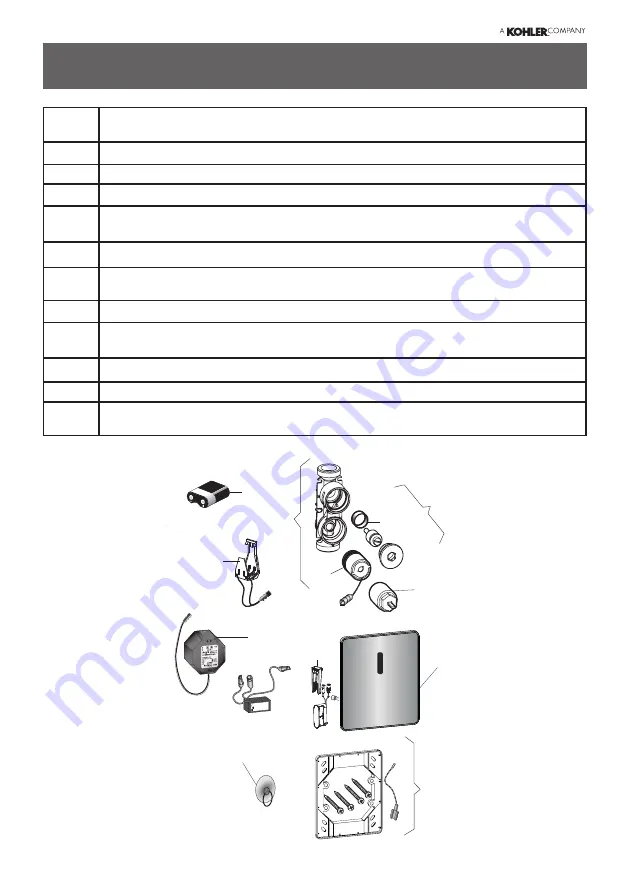 Kohler RADA FE9 2.1942.005 Product Manual Download Page 15