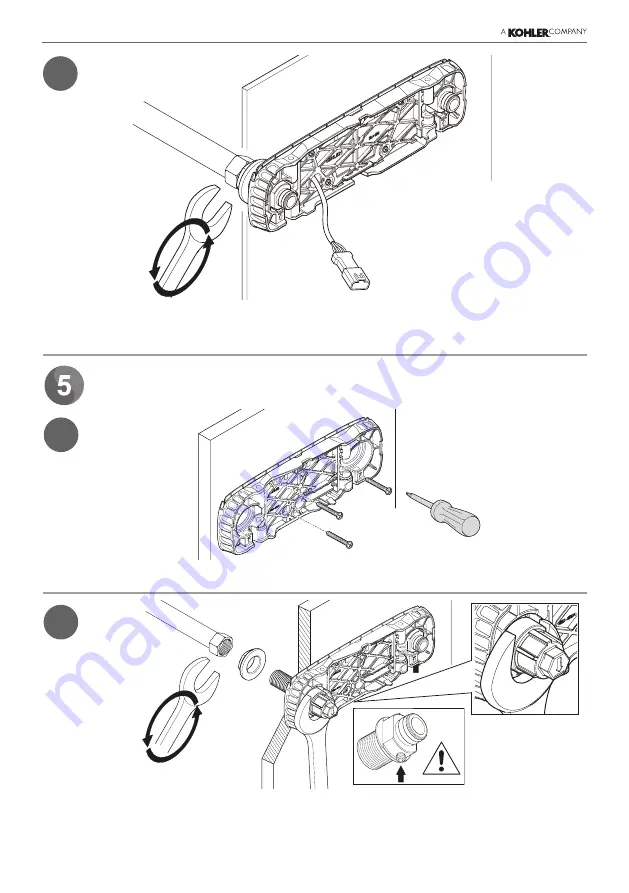 Kohler rada Intelligent Care MX1 60 Скачать руководство пользователя страница 13