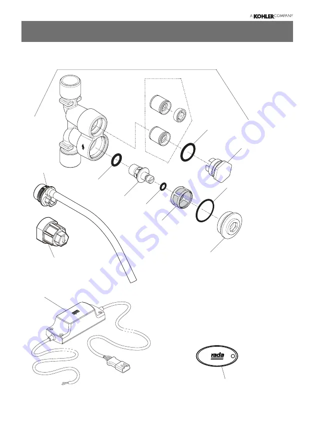 Kohler rada Intelligent Care MX1 60 Скачать руководство пользователя страница 34