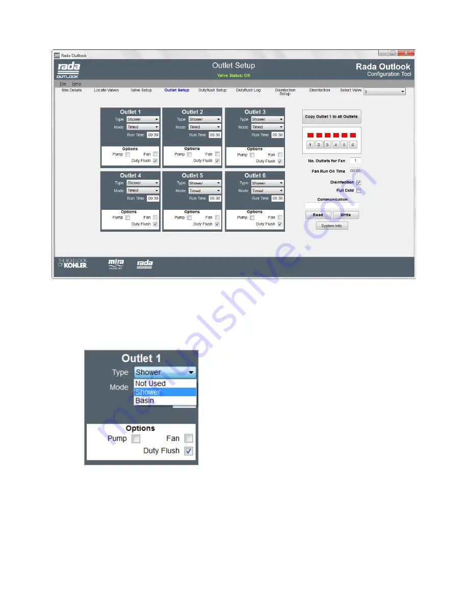 Kohler rada outlook Product Manual Download Page 14