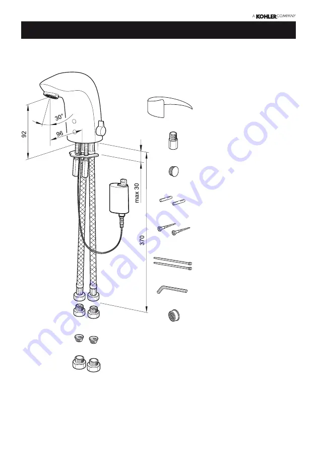 Kohler Rada Tripoint-F 2.1658.011 Скачать руководство пользователя страница 3