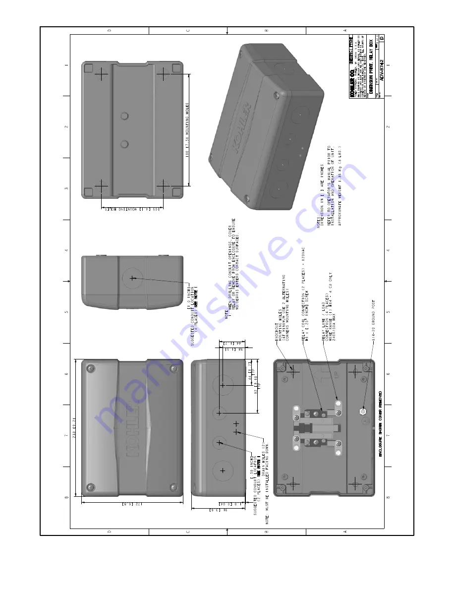 Kohler RDT ATS Скачать руководство пользователя страница 6