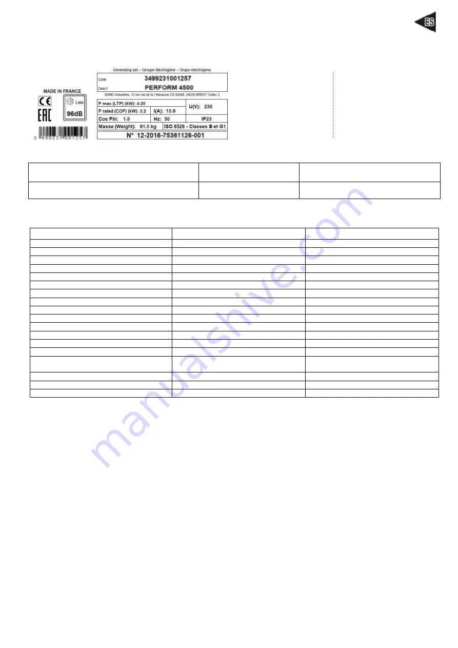 Kohler SDMO DIESEL 10000 E XL C Instruction And Maintenance Manual Download Page 37