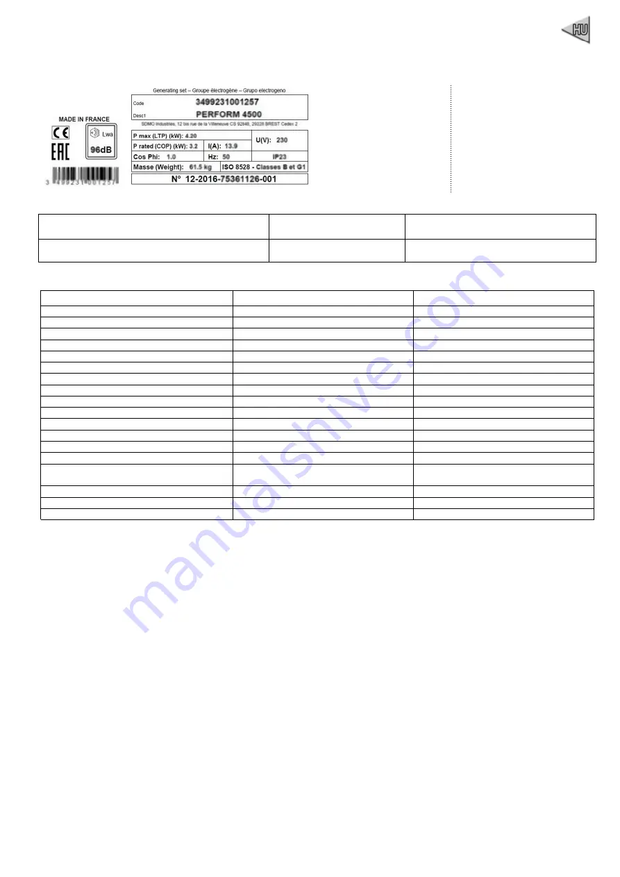 Kohler SDMO DIESEL 10000 E XL C Instruction And Maintenance Manual Download Page 193