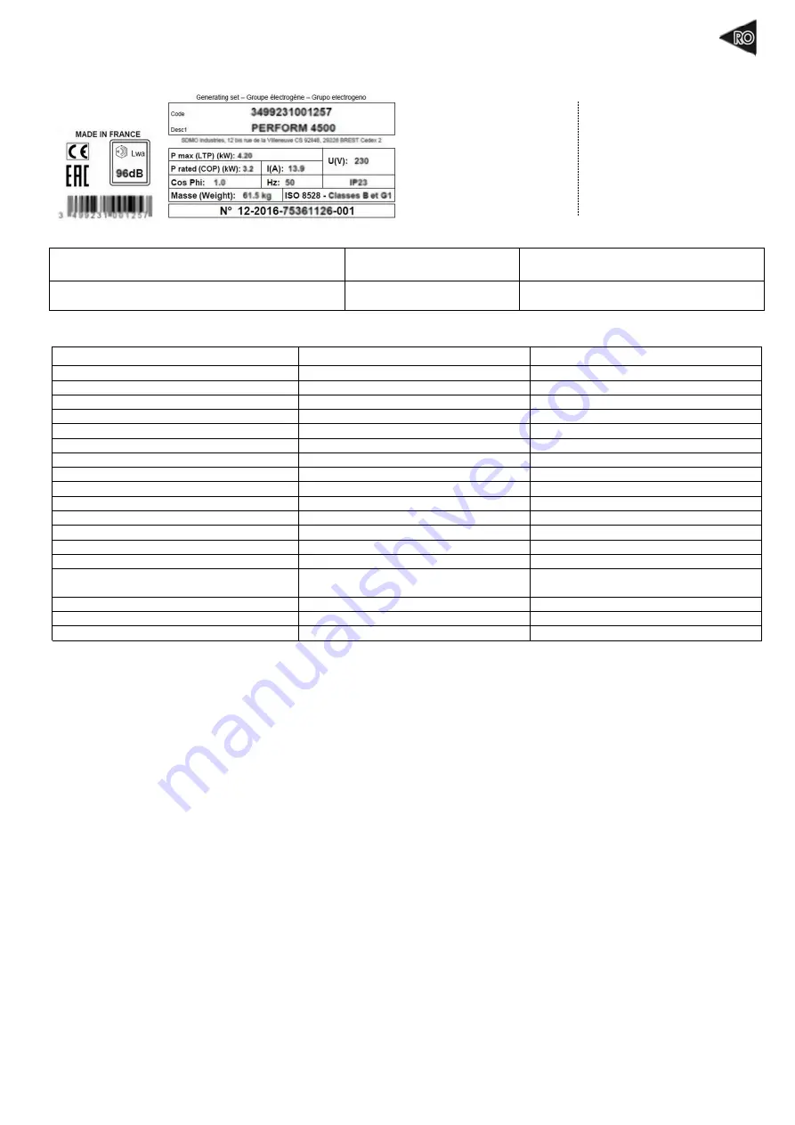 Kohler SDMO DIESEL 10000 E XL C Instruction And Maintenance Manual Download Page 205