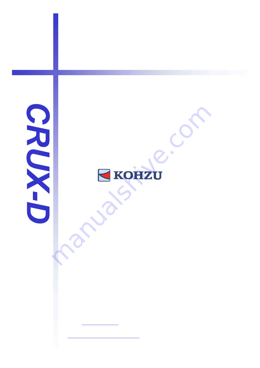 Kohzu Precision MontBlanc KOSMOS CRUX-D User Manual Download Page 74